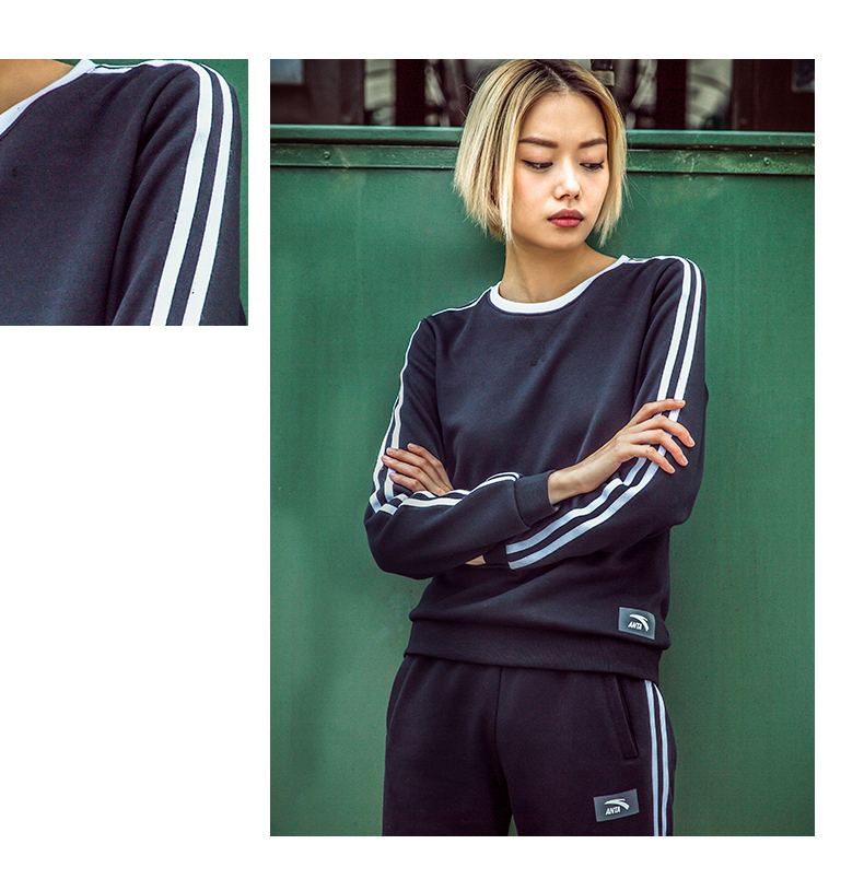 Anta sport suit xuân 2019 mới đích thực chạy bộ đồ thể thao nữ giản dị quần tây hai dây - Thể thao sau áo đá banh
