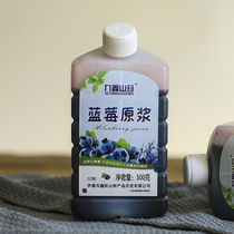 Jiuxin Shanzhen Blueberry Juice Blueberry Original Berry Juice Daxinganling Blueberry Drinking Drink 500g