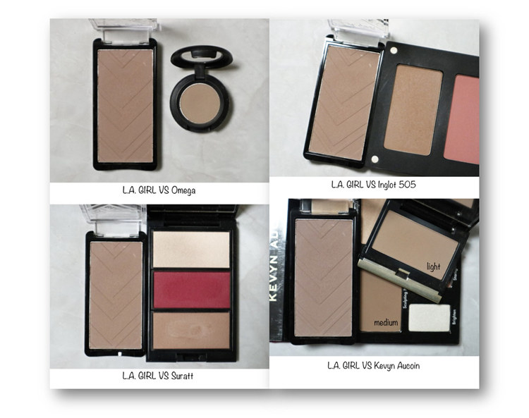 Hoa Kỳ L.A.La Girl Los Angeles girl lagirl monochrom blush tấm màu mận sửa chữa công suất bột 480 bóng - Blush / Cochineal má hồng kem 3ce