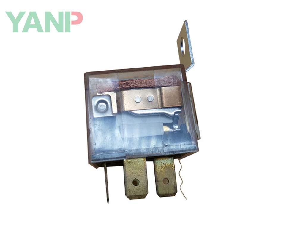 Plastic back relay JD1912 iron back relay 12V 24VDC80A iron back transparent case auto relay