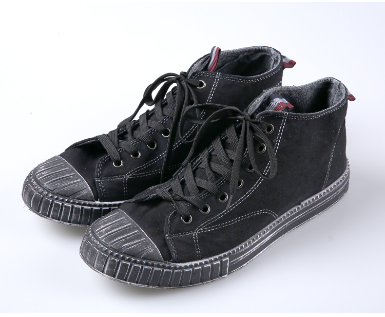 Mùa hè 2019 mới retro cũ cao cổ cao giày thông thường hợp thời trang nam nghỉ ngơi giày vải sneakers giày thể thao nam nike