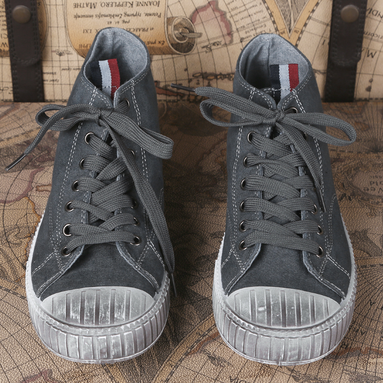 Mùa hè 2019 mới retro cũ cao cổ cao giày thông thường hợp thời trang nam nghỉ ngơi giày vải sneakers giày thể thao nam nike