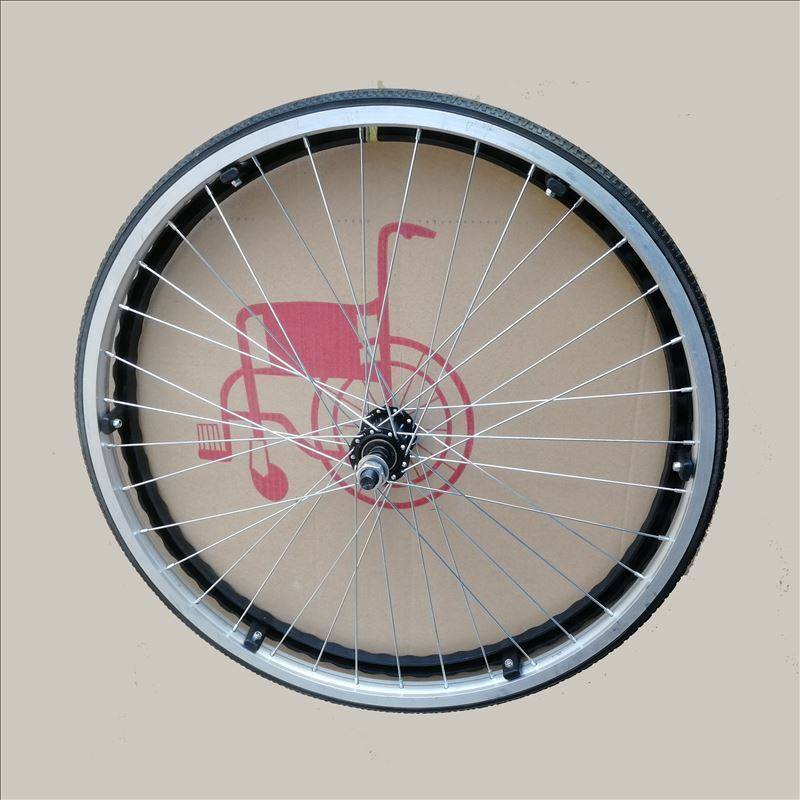 Buy Wheelchair accessories Rear Wheel Solid tire 24 inch assembly