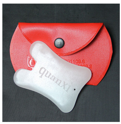 Holographic natural white jade scraping plate facial jade scraping plate cosmetic thin face for removing plaque and bending plate