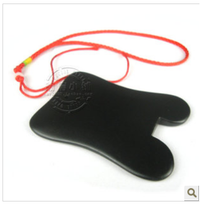 天然泗滨砭石刮痧板全息多功能刮痧片弯板刮痧板