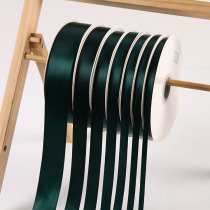 0 6-4cm dark green ribbon ribbon ribbon ribbon high density Christmas gift packaging ribbon Diy handmade ribbon