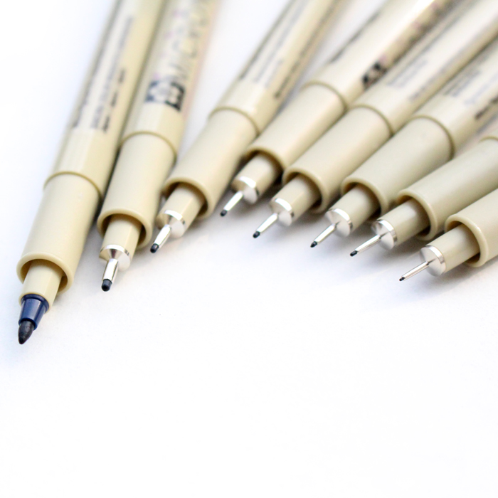 SAKURA Cherry Blossom Needle Pen Comic Design Sketch Waterproof Non-Halting Drawing Pen Goule Pen