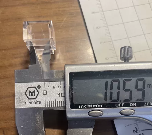 [Без кубика одиночной цена] выставочная коробка 10 мм Cube Special Acalt Box High Transparent Box