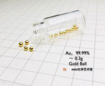 (0 3g version) mirror effect small gold ball gold ball gold melt bead gold bead Au 9999