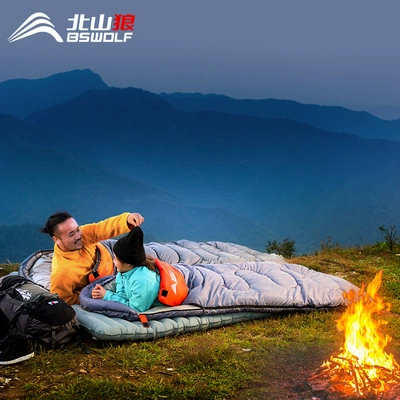 Дорожный спальный мешок, универсальная водонепроницаемая палатка для кемпинга на четыре сезона для взрослых с пухом, увеличенная толщина