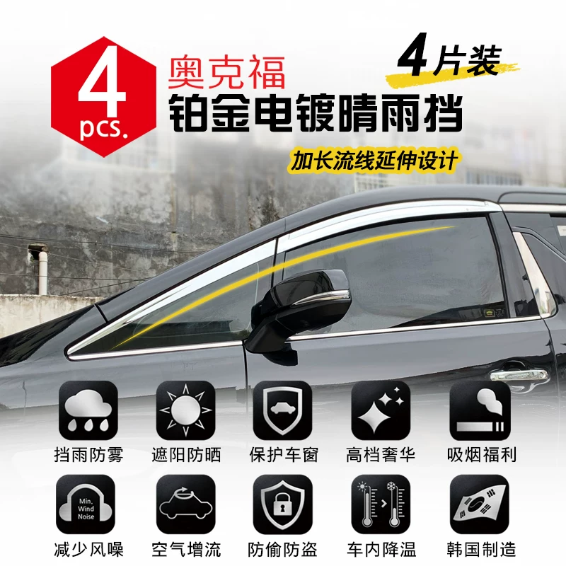 Подходит для Lexus LM Elfa Modification Rainfish Wilfa Rain Block Oakford Platinum Plating Rainstorm