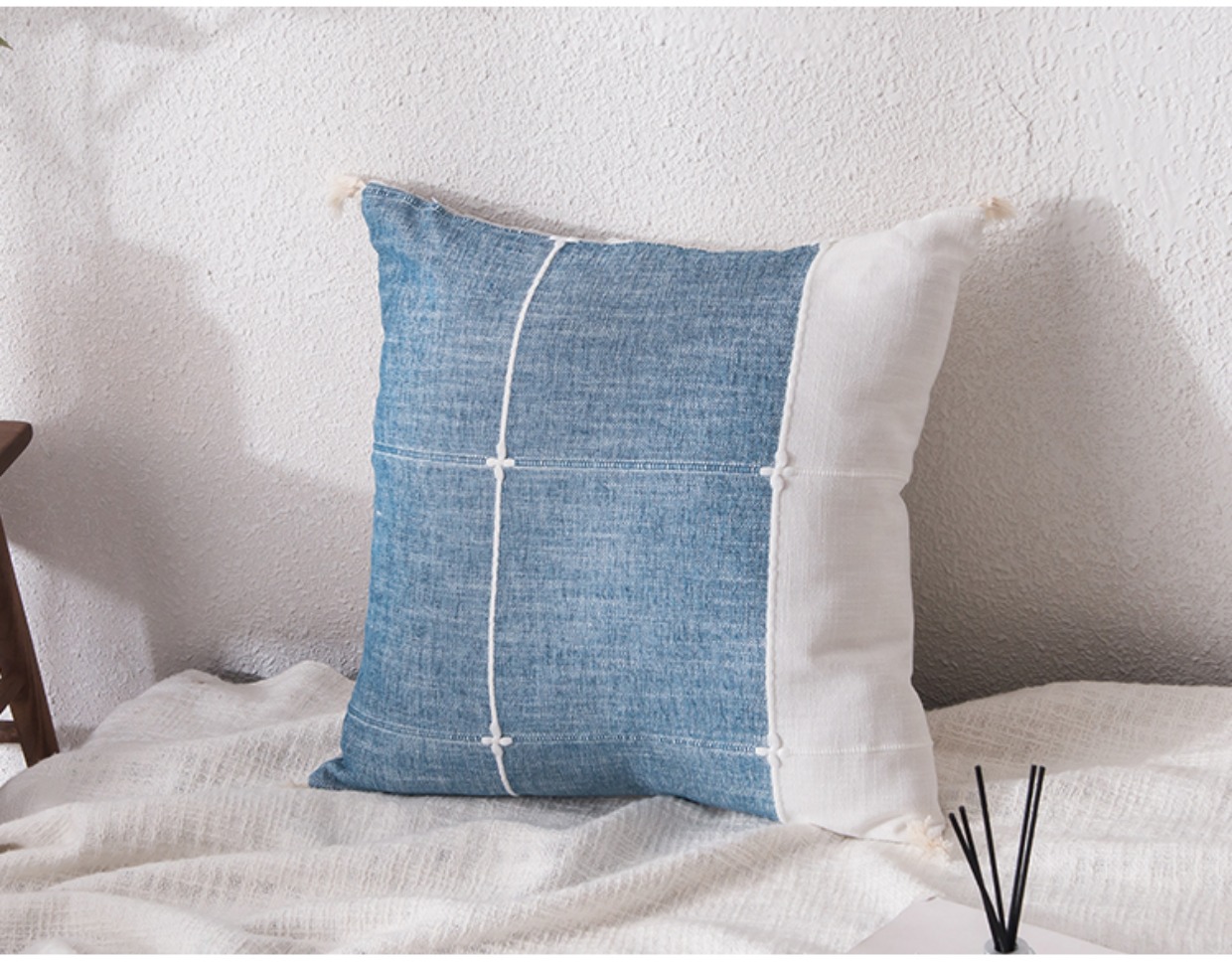 Phong cách Bắc Âu in sofa gối giường hình chữ nhật đệm hiện đại tối giản trở lại gió quốc gia lớn gối Gối hình thú cho bé