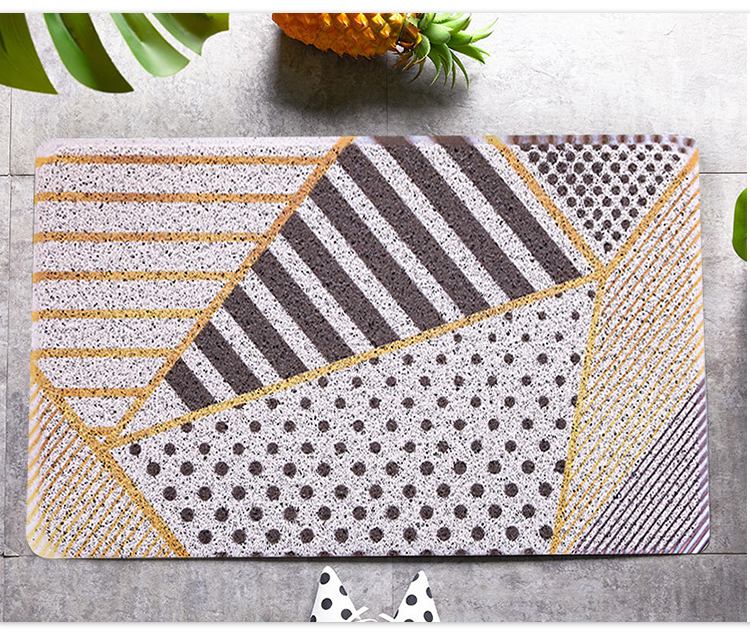 Bắc Âu ins dây vòng sàn thảm phòng khách phòng ngủ lối vào cửa stomp mat nhà bếp phòng tắm trượt nhà bẩn - Thảm sàn thảm bếp dài