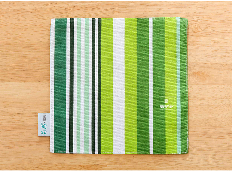 Placemat cotton linen nghệ thuật cách nhiệt thực phẩm phương tây chống bỏng coaster bảng mat nhà vuông tách trà mat bảng vải ảnh