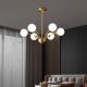 Italian-Style Light Luxury All-Copper Living Room Chandelier 2026 New Model Bedroom Lamp with a High-End Feel, Creative and Unique Nordic Magic Bean Lighting Fixtures