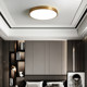 Ultra-Thin Led Ceiling Light Fixture, Modern Minimalist Balcony Light, Round All-Copper Master Bedroom Light, Trendy Bedroom Light