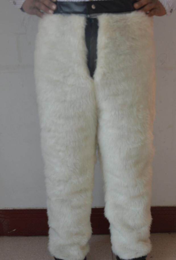 Pantalon cuir homme droit pour hiver - Ref 1483579 Image 5