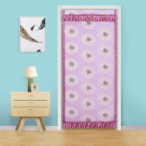 Winter insulation door curtain fabric warm long curtain soundproof household cotton door curtain thickened custom bedroom living room partition