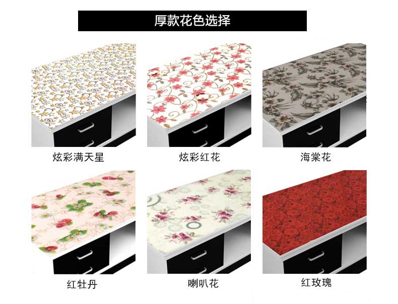 khăn trải bàn bằng nhựa in cống thấm nước tủ pad bếp TV tủ bàn cà phê pad dùng một lần và dễ dàng để làm sạch - Khăn trải bàn mẫu khăn trải bàn ăn đẹp