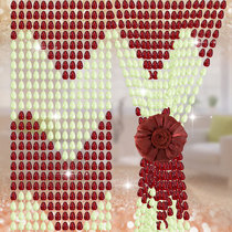 Bead curtain anti-mosquito curtain partition curtain porch bedroom living room decoration curtain toilet toilet plastic bead curtain