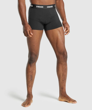 ເວັບໄຊທ໌ທາງການກຽມພ້ອມ GYMSHARK BOXERS cotton spandex stretch breathable sports underwear boxer briefs 2 pack