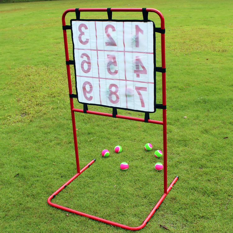 Nine-Grid Sticky Target Stand for Baseball and Softball Target Practice, Sandbag Target for Aiming, Children's Intelligence Development and Throwing Enlightenment