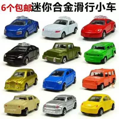 Mini alloy toy little finger car match boxed car model sliding children's pocket cart toy car