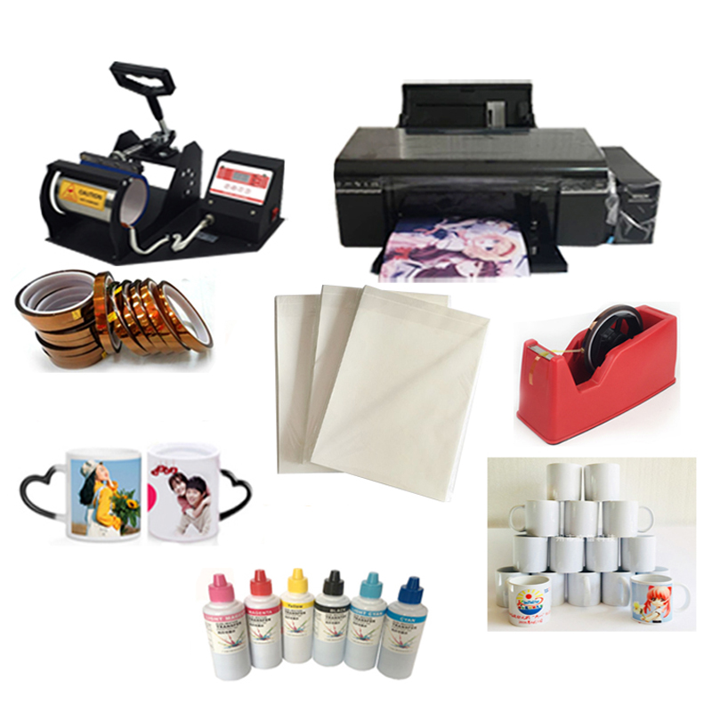 Printing Cup Printer Baking Cup Machine Dye Sublimation Customized Photo Map Color Changing Cup Mug Thermal Transfer Printing Machine Equipment