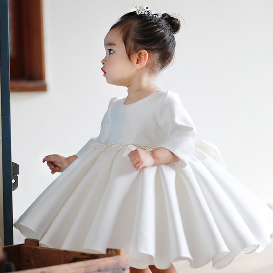 Girls' dresses, children's light luxury princess skirts, tutu skirts, flower girl wedding dresses, birthday host catwalk costumes, spring and summer