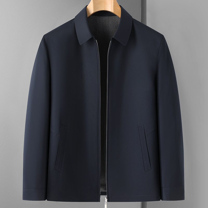 Plus Size Men's Lapel Jacket, Solid Color, Executive Style, Big and Tall Business Casual Jacket, Extra Large Size