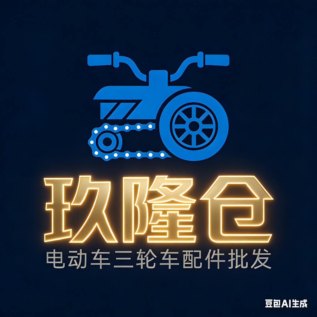 玖隆仓摩电配件甄选中心的LOGO