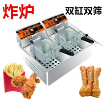 Huili HY-82 electric fryer double cylinder double screen electric Fryer Fryer Fryer Fryer potato Fryer Fryer Fryer