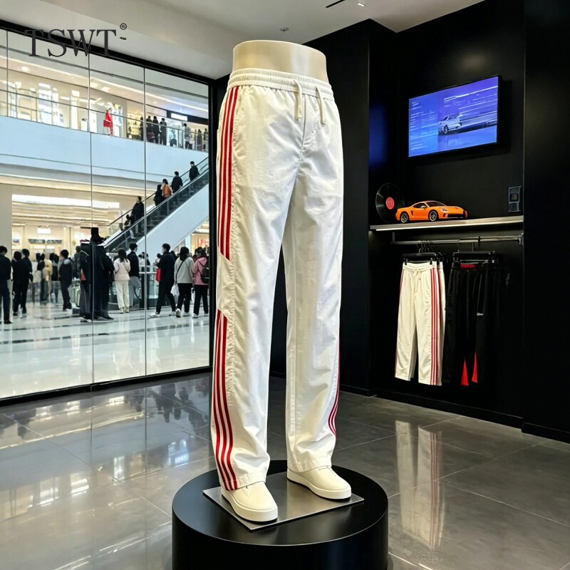 High-End Three-Stripe Quick-Dry Sports Pants for Men, New Summer Outdoor Casual Sun-Protective Straight-Leg Hiking Pants High-End Three-Stripe Quick-Dry Sports Pants for Men, New Summer Outdoor Casual Sun-Protective Straight-Leg Hiking Pants
