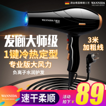 Hair salon special hair dryer High power hairdryer Electric hair dryer Home hot and cold wind wind-wind-wind-dryer negative ion without injury