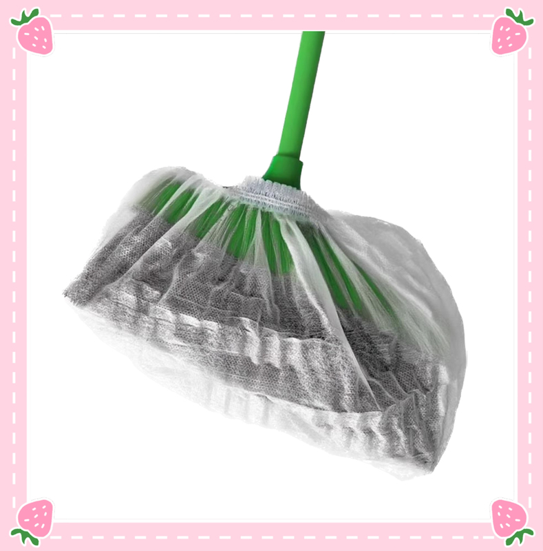 【Berry Troubles Life Store】Disposable Broom Dust Cover for Home Use, Dust and Hair Removal Tool, Dust Brush