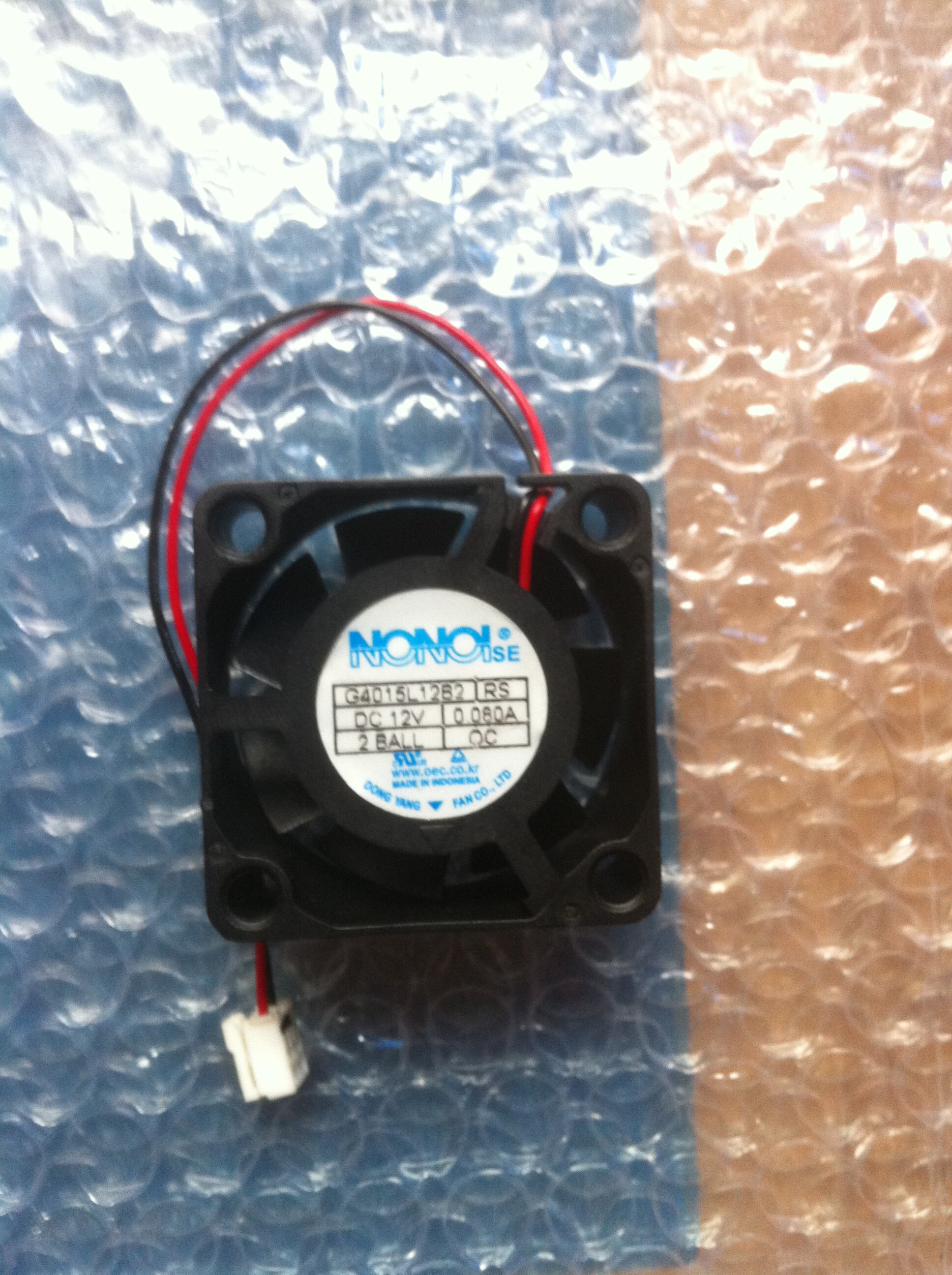 New original NONOlSE 4015 G4015L12B2RS DC12V 0 080A double ball cooling fan