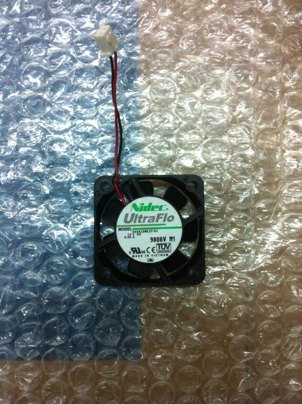 Japan Nidec UltraFlo ultra silent 4010 0 DC12V 05A north-south bridge chip cooling fan