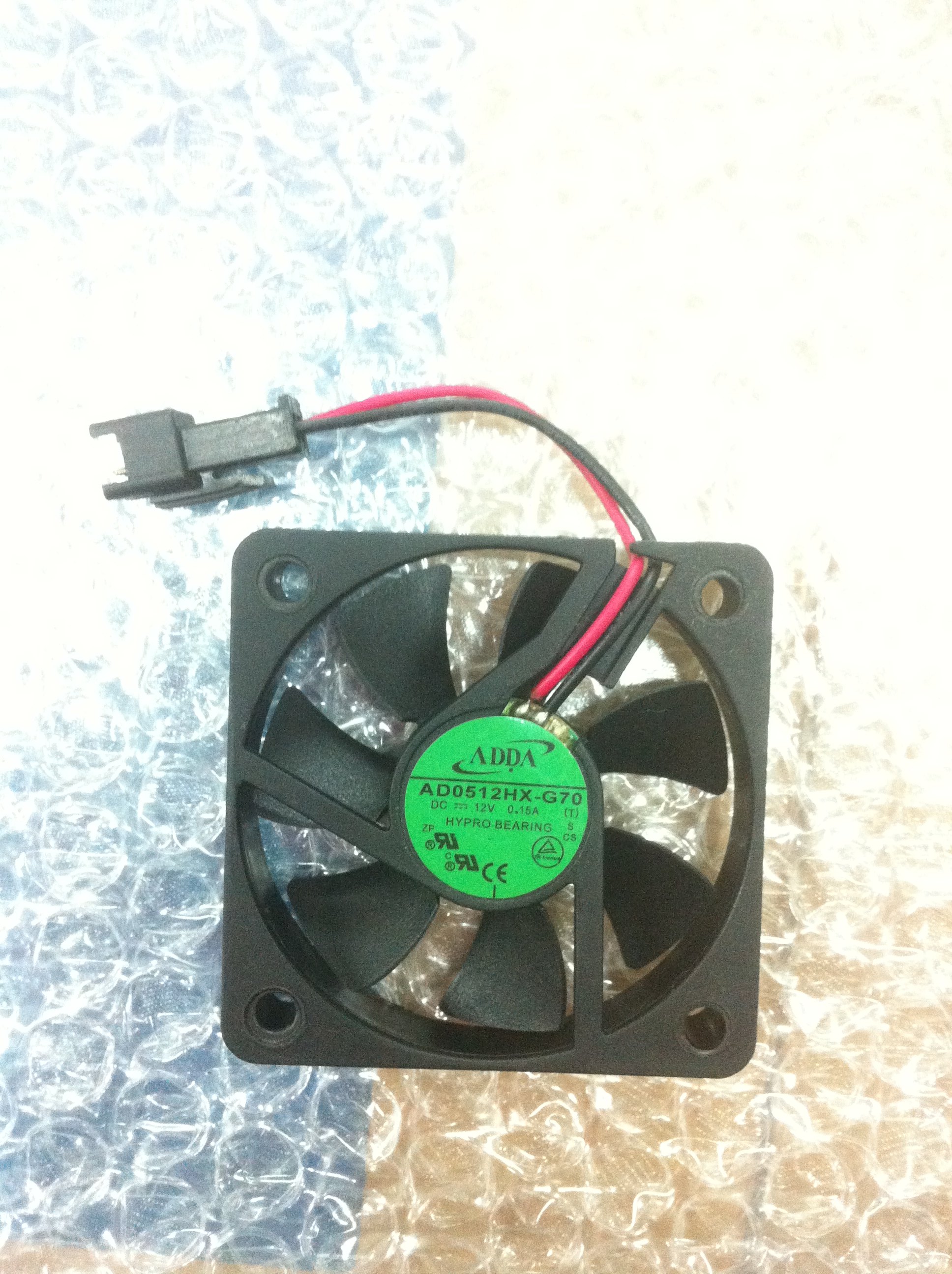 The original co-Hi ADDA5010 DC12V 0 15A AD0512HX-G70 5CM ultra-quiet cooling fan
