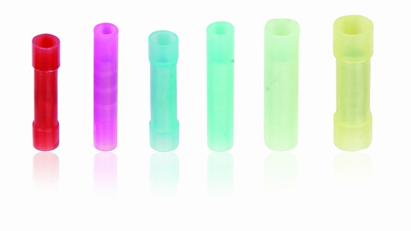 Production high-end terminals BNYF red copper material wiring terminals BNYF5 5 fully insulated middle connection head