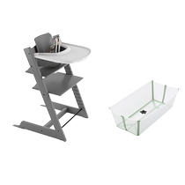 Stokke childrens growth chair learning to sit baby adjustable dining chair baby folding bathtub