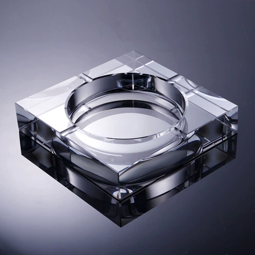 Креативная стеклянная модная пепельница для офиса, делается под заказ, европейский стиль, с печатью вашего логотипа