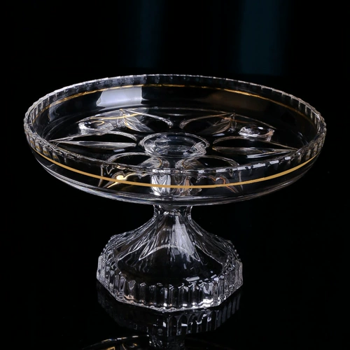 Творческое хрустальное стекло, положив фруктовую тарелку фруктов северный конфеты, свет роскошный роскошный лиш