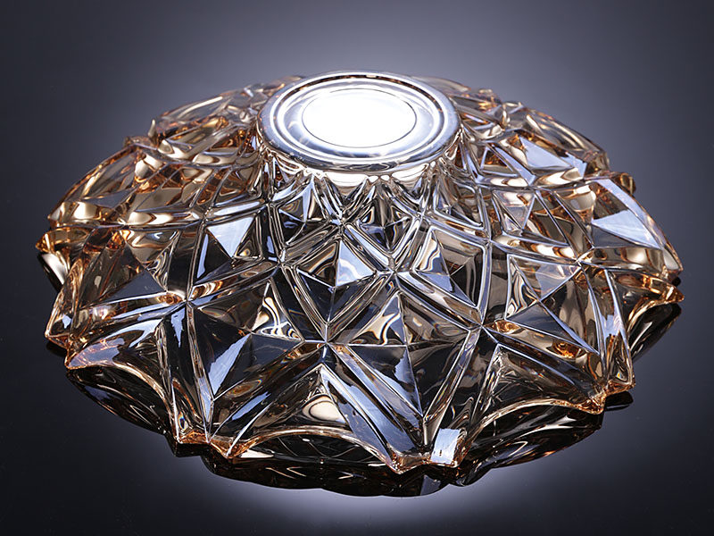 轻奢欧式创意水晶玻璃琉璃色水果盘高颜值客厅茶几大号果盘详情13