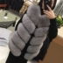 Mùa đông 2018 mới vest lông nữ mô hình dài mô phỏng cáo lông Slim là vest mỏng môi trường vest lông Faux Fur