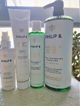 Spot philip b mint avocado plump fluffy shampoo sea salt scalp cleaning scrub de-oil massage cream