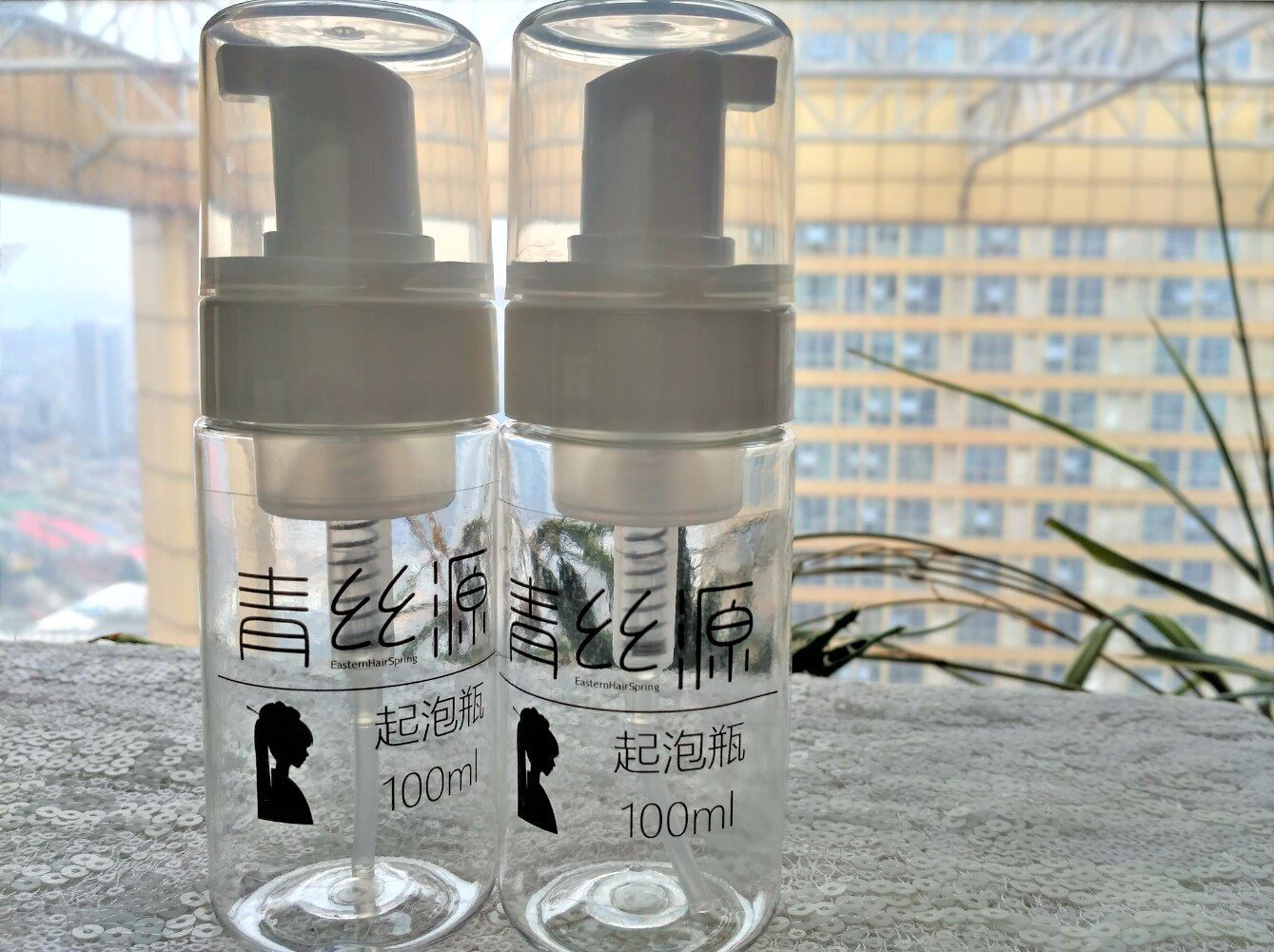 Bubble bottle bubble bottle shampoo bubble bottle mousse bottle press bottle bubble bottle hand sanitizer facial cleanser 100ml