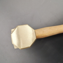 Brass anise hammer 8p explosion proof anise hammer 3 6kg bronze no sparkle large brass hammer wood handle hammer explosion proof copper hammer