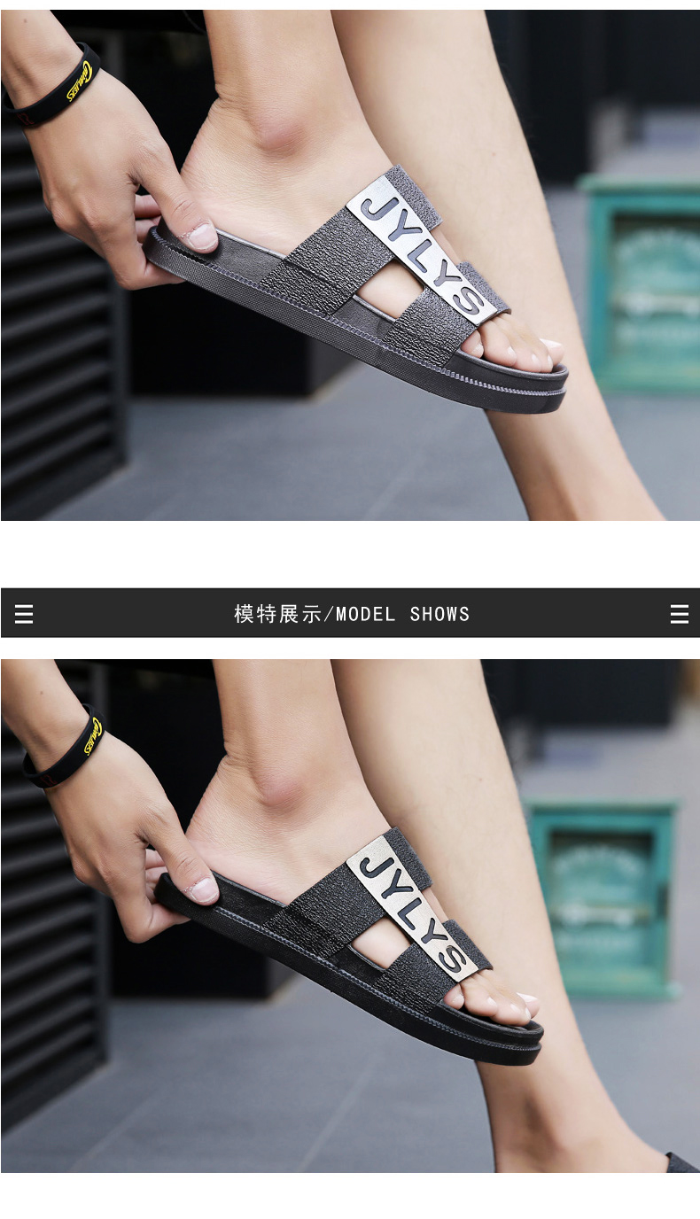 Dép nam và dép chống trượt ngoài trời cho nam 2018 dép mới dép rọ gucci