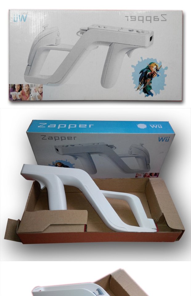 Nintendo Wii Gaming Bán buôn WII Gun Chủ ZAPPER Gun Chủ WII Súng sinh hóa Wii Game Phụ kiện súng nhẹ - WII / WIIU kết hợp máy game wii