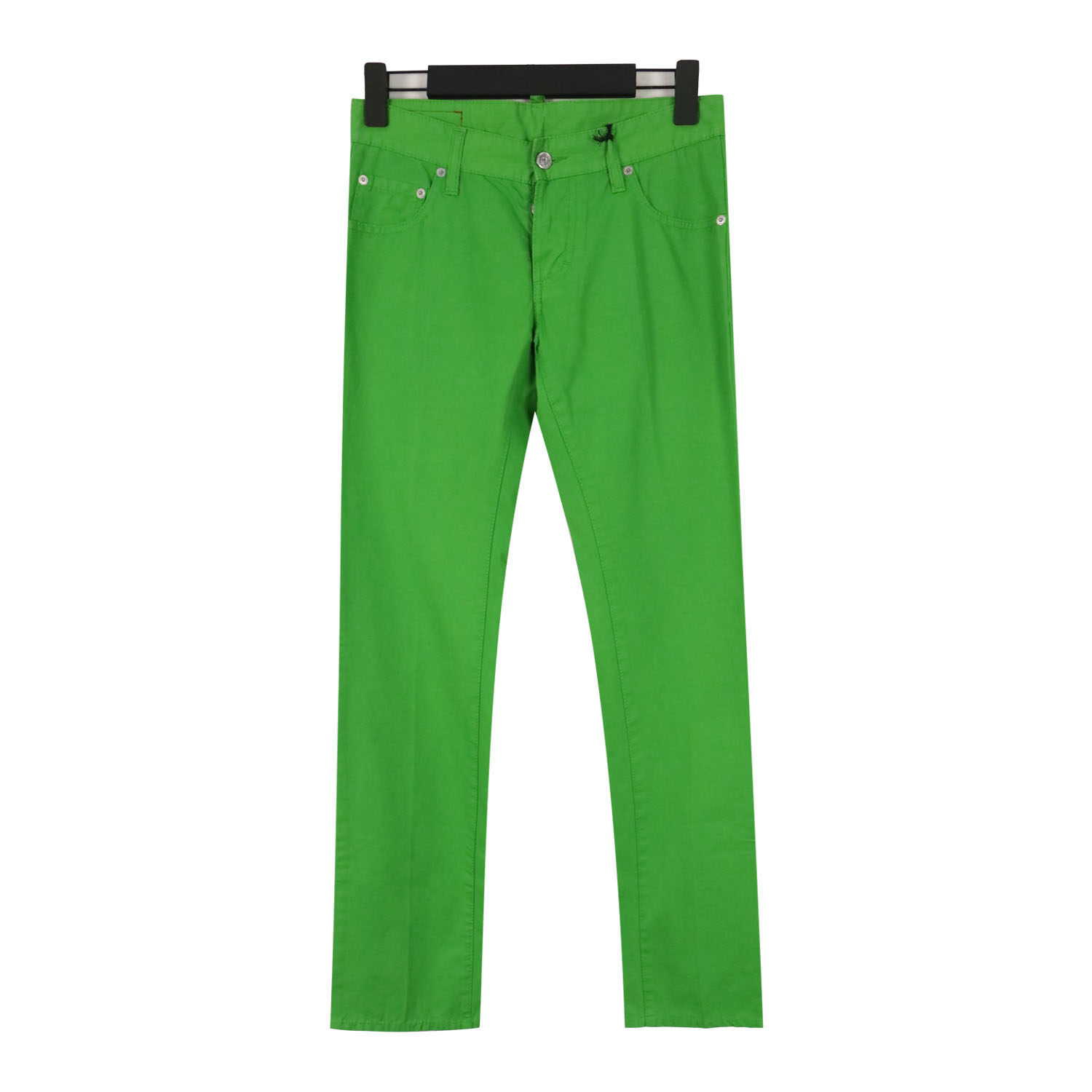 Special 399-D 2 green casual male trousers version type of body repair pure cotton fabric Made in Italy